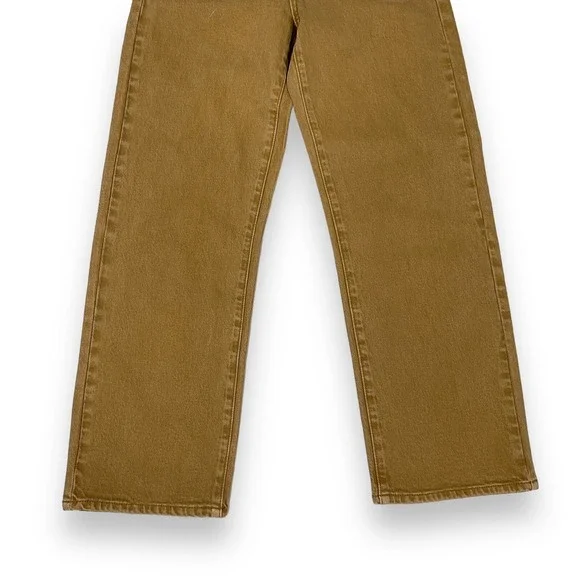 Abrand Revolve Womens Brown Venice High Rise Straight Jeans Size 26 NWT $128 - Picture 3 of 13